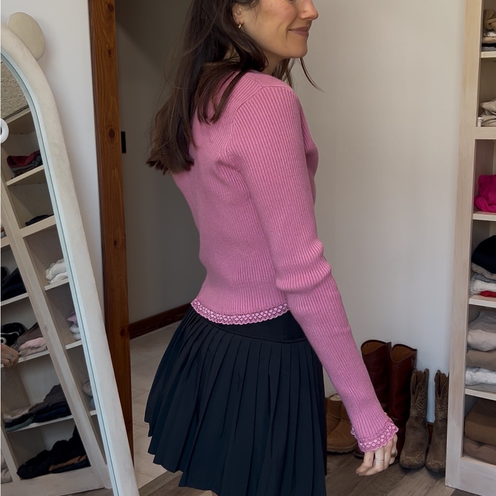 Victoria’s Secret Black Pleated Skort